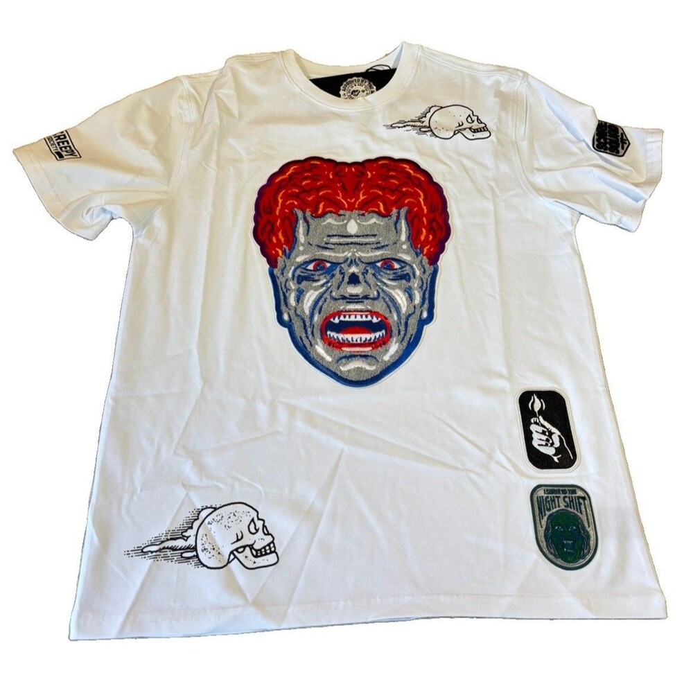 Max Freeze X Are You Afraid of the Dark? Midnight Society White Shirt Men Size M
